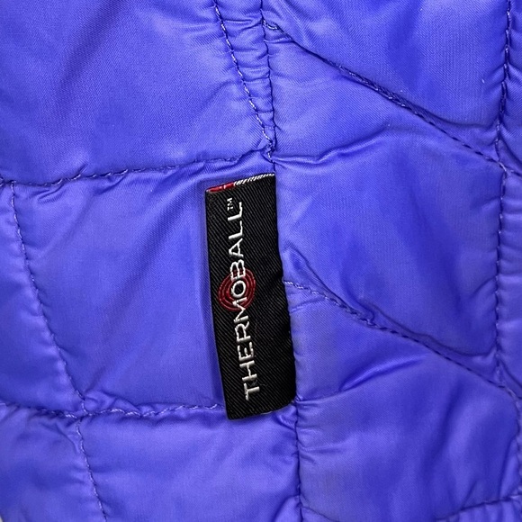 The North Face Girl’s Purple and Yellow Quilted Winter Jacket Coat Size M(10-12) - Picture 6 of 10